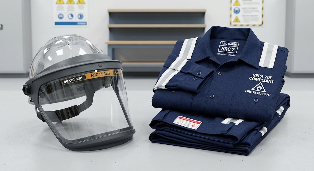 ARC Flash Visors & Fire-Retardant Clothing
