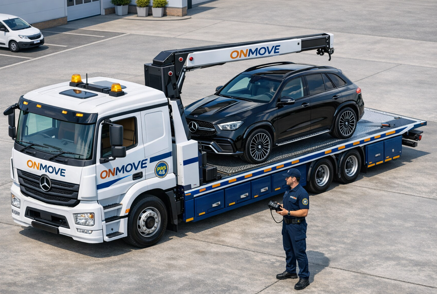 Recovery truck on how-it-works