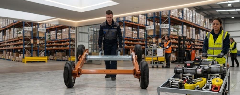 Commercial Grade Vehicle Recovery Equipment Display